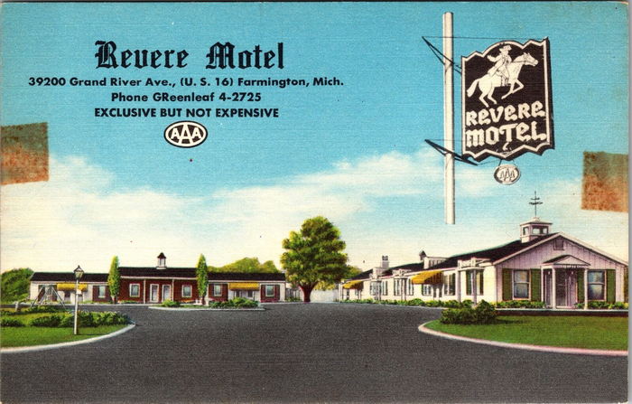 Revere Motel - Old Postcard Shot